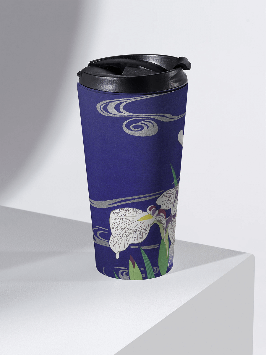 Japanese Iris. 15oz. Stainless Steel Mug product image (2)