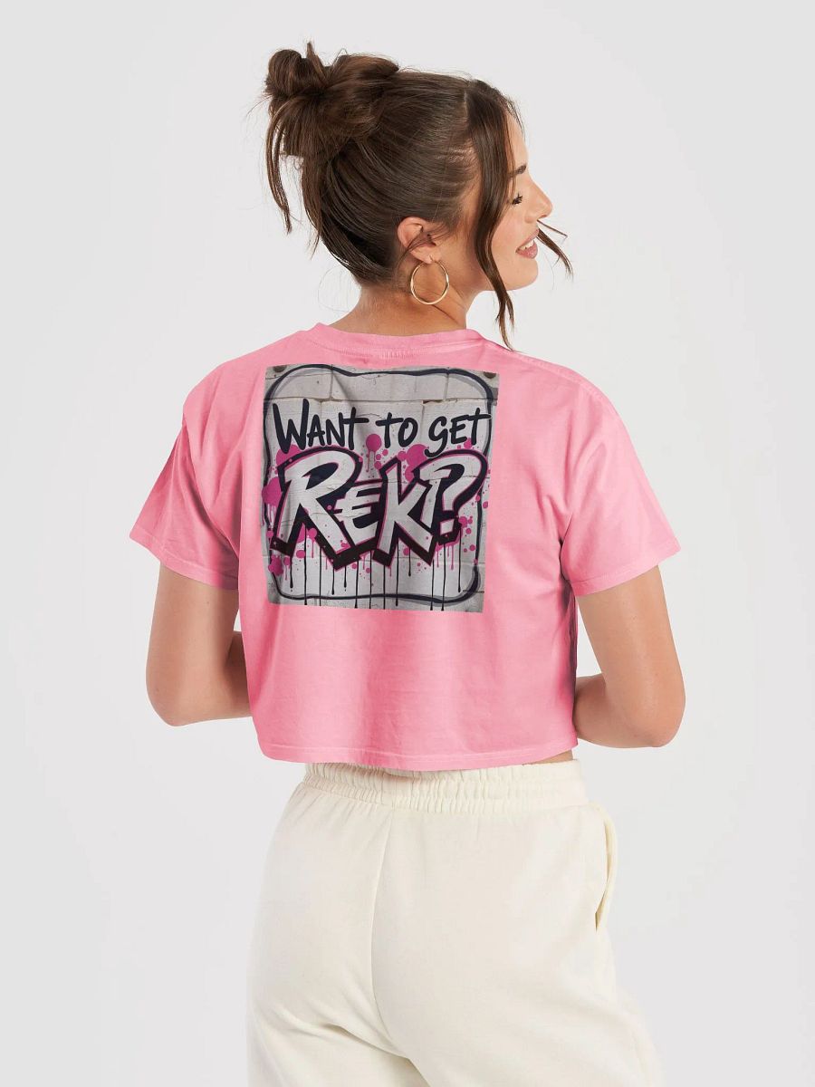 Rekt Graffiti Crop Top product image (7)