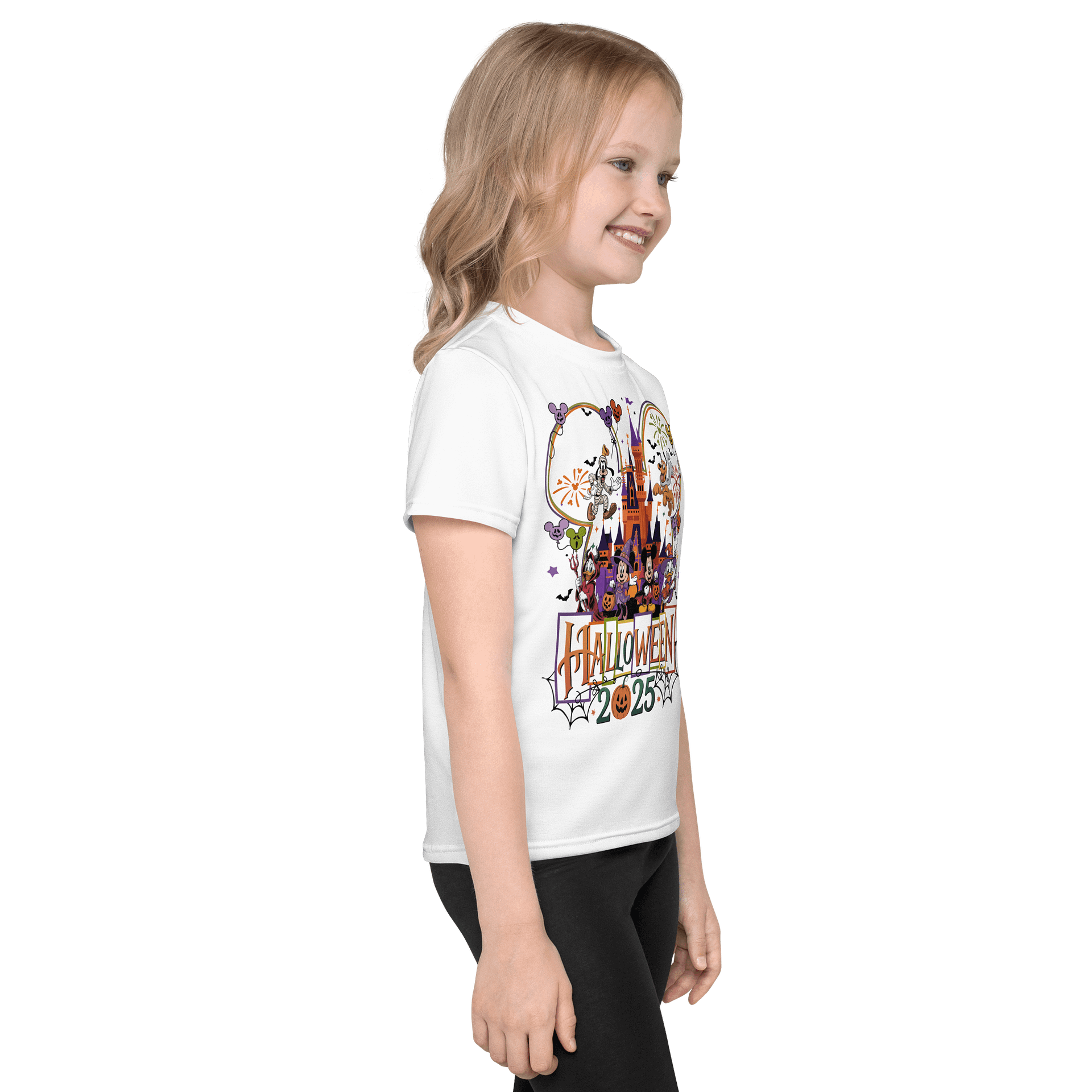 Kids Crew Neck T-Shirt Halloween Mickey and Friends Kingdom product image (4)