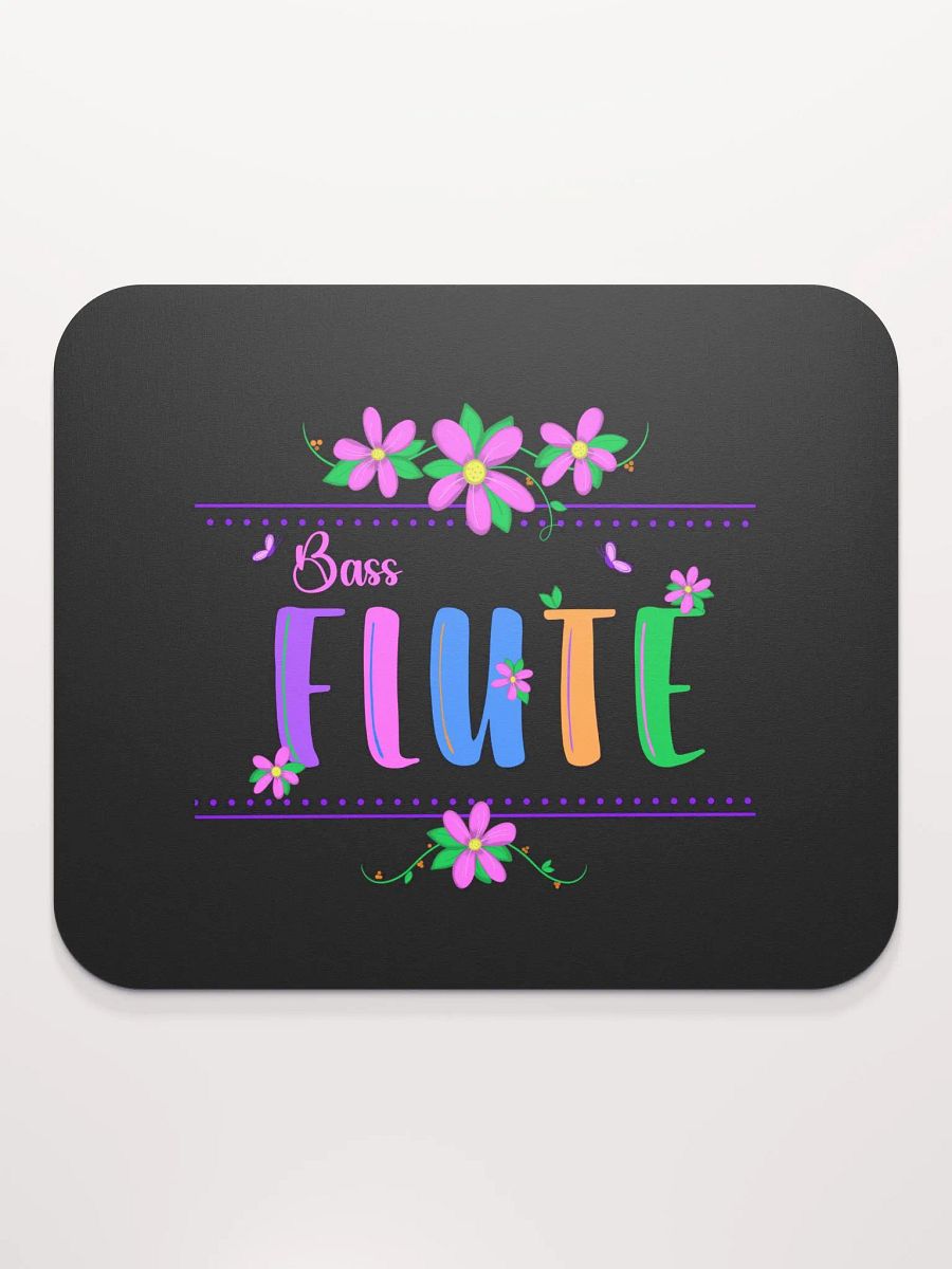 Floral Flute Bass Mouse Pad product image (1)