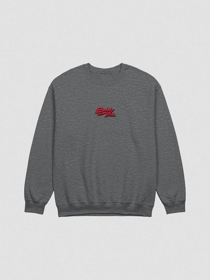 Bubbly and a B*tch embroidered crewneck (rose bubble) product image (2)