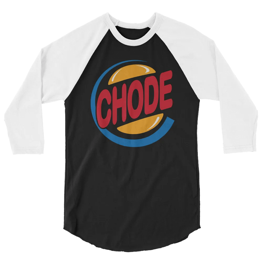 Chode Burger raglan product image (2)