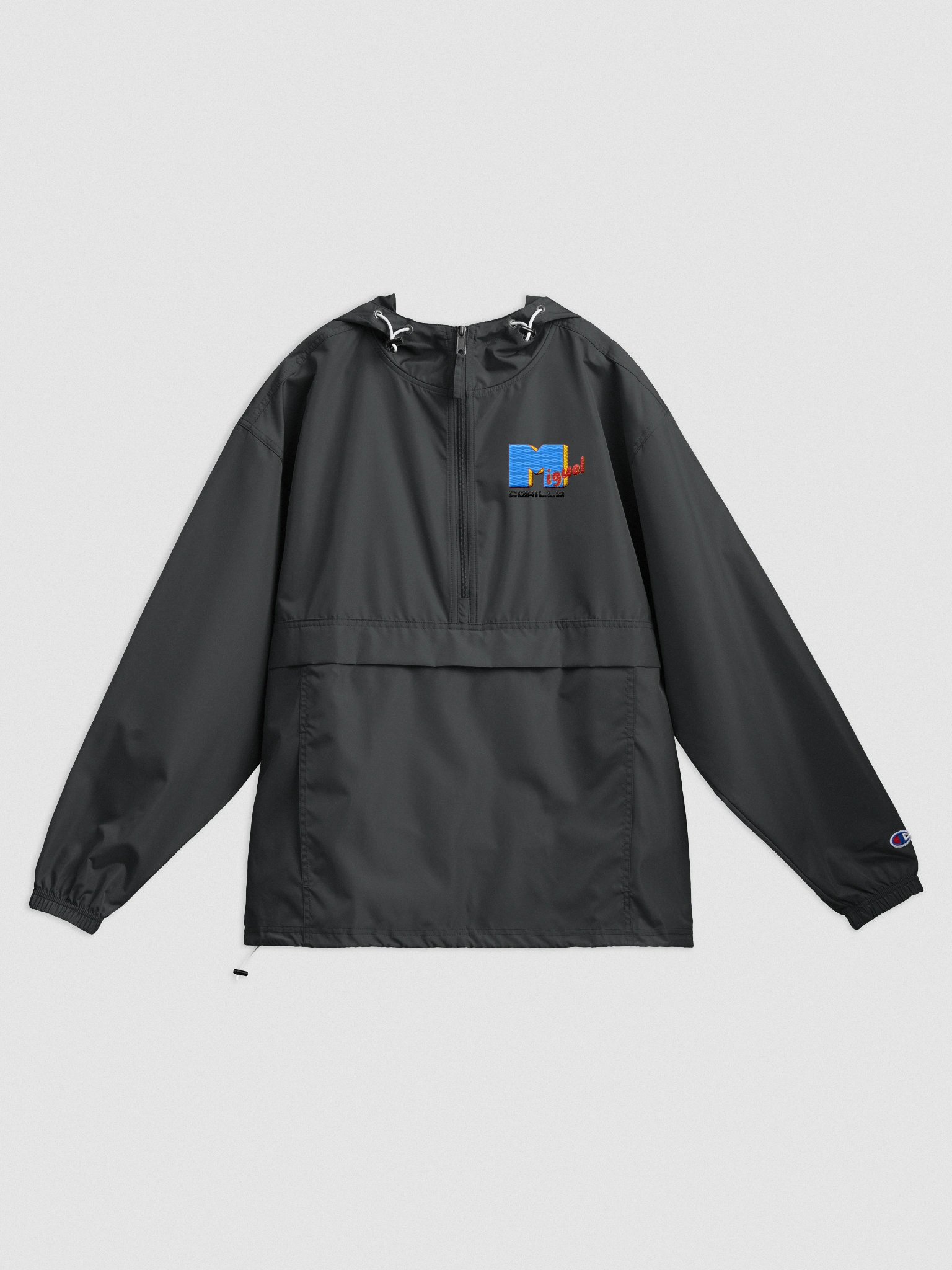 Retro Music Embroided Champion Jacket - Blue product image (1)