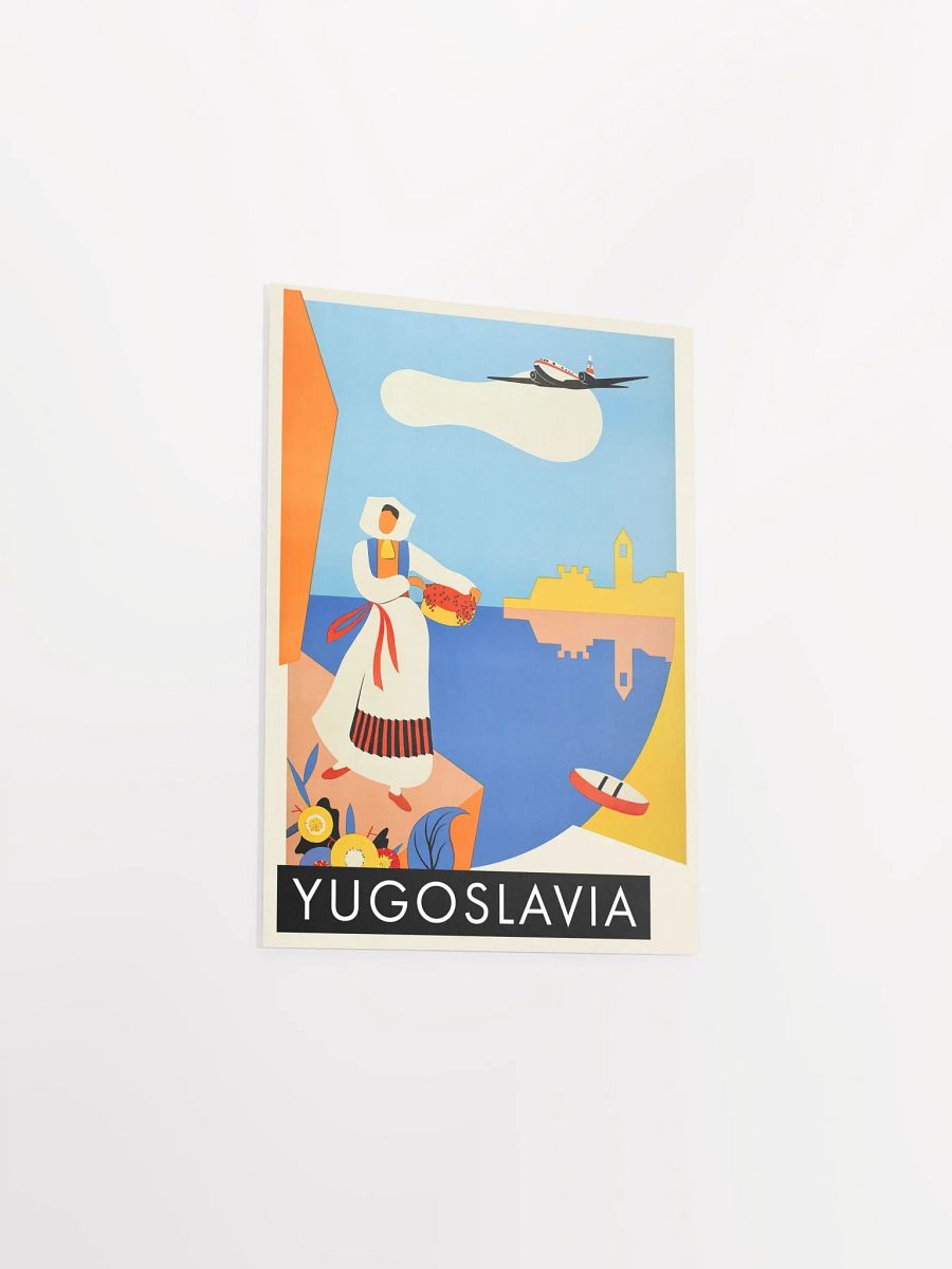 Yugoslavia, 1952 — retro vintage travel poster, retro travel art, retro travel wall art, Croatia poster product image (8)
