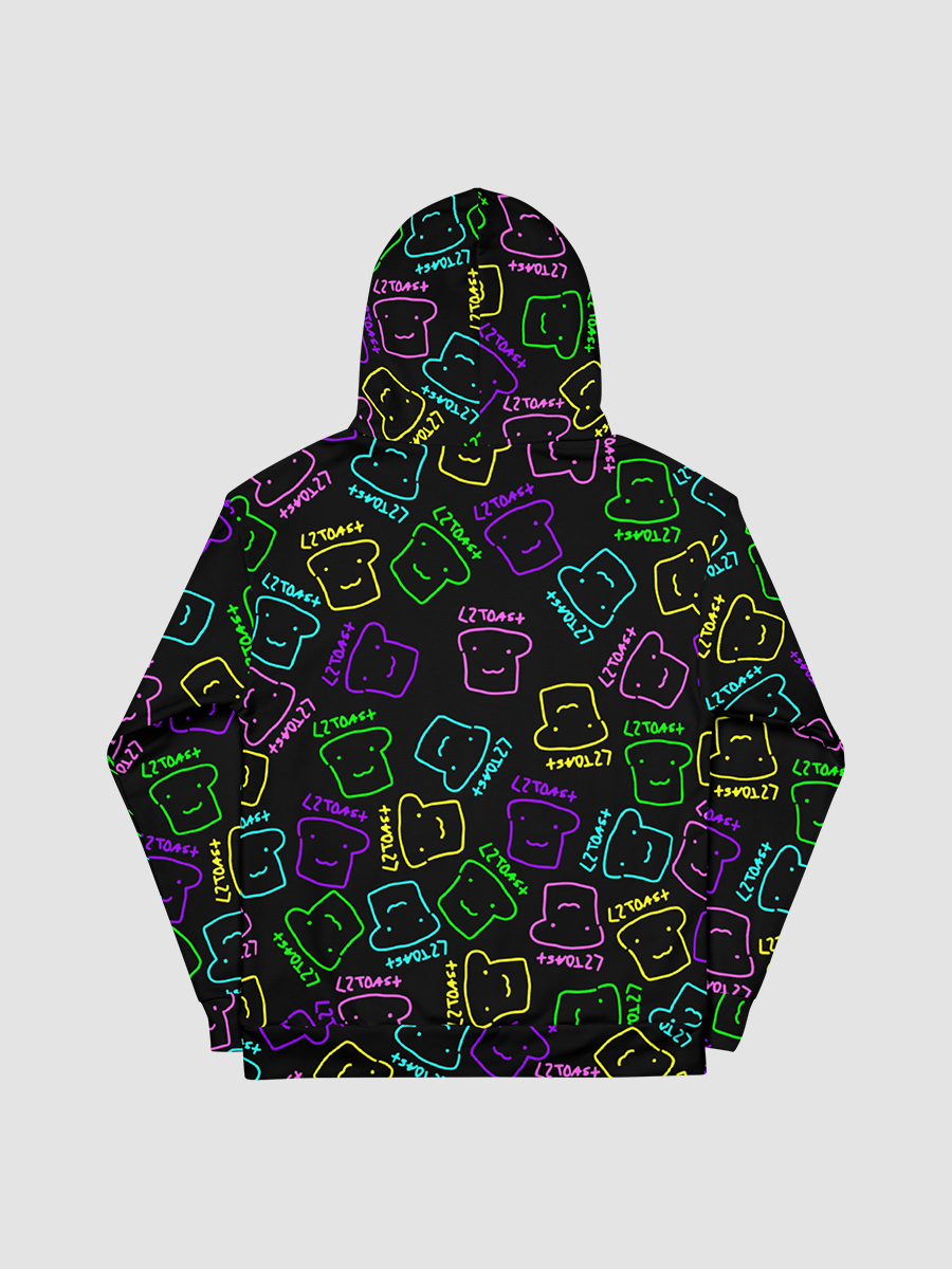 All-Over Logo Hoodie (Black) product image (2)
