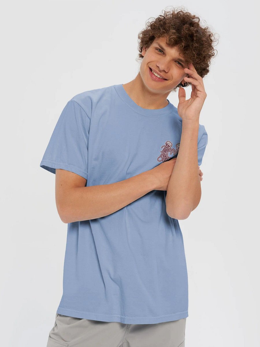 CUHBOY & SEAHORSE T SHIRT (WASHED DENIM) product image (5)