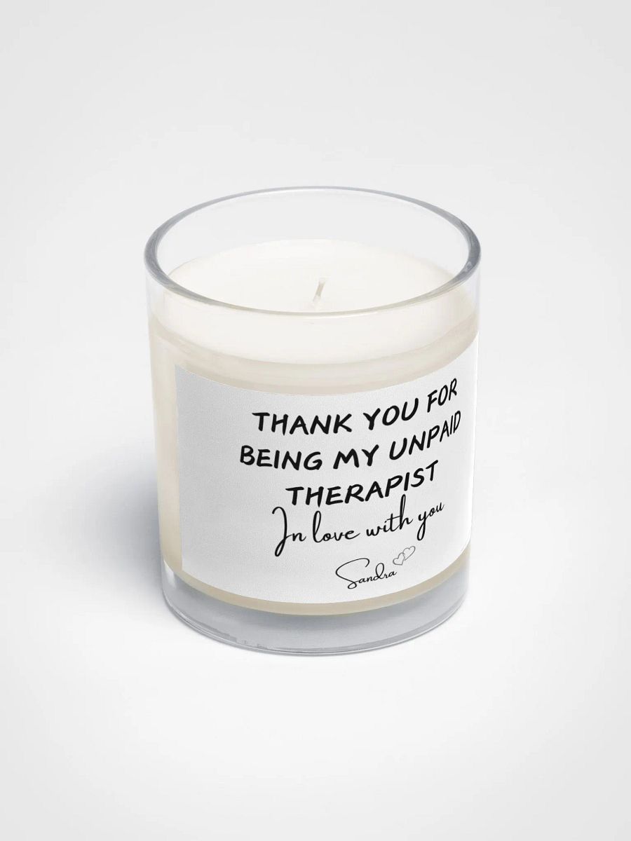 Unpaid Therapist Soy Wax Candle product image (2)