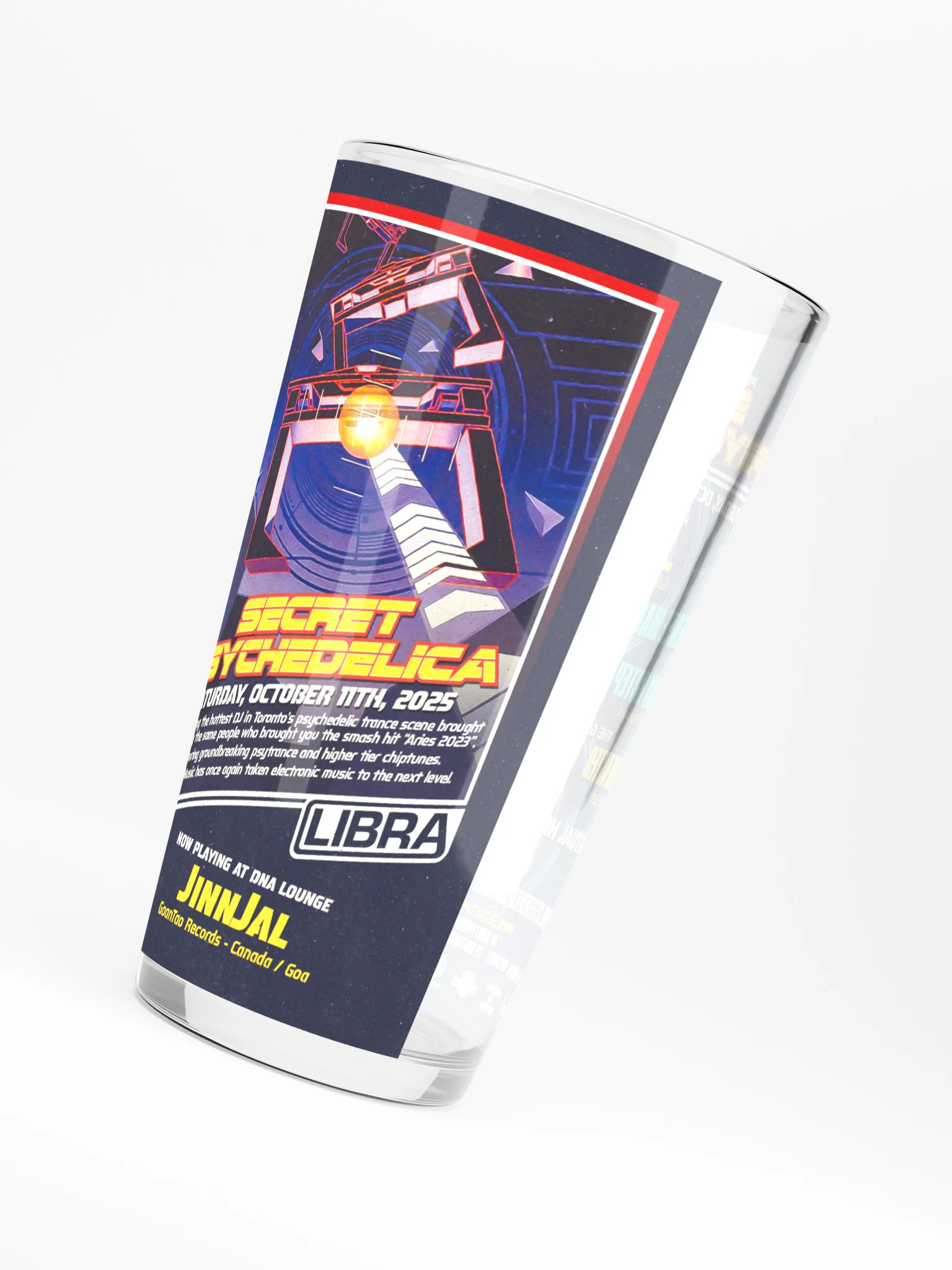 Libra 2025 Shaker Pint Glass product image (4)