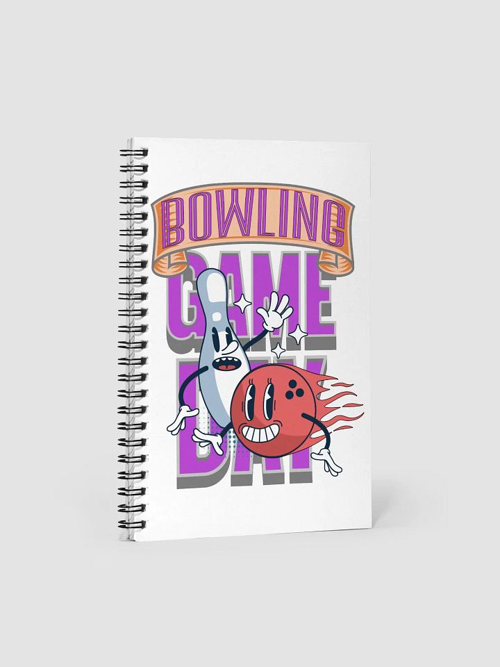 Game Day Bowling Fun Spiral Notebook product image (1)