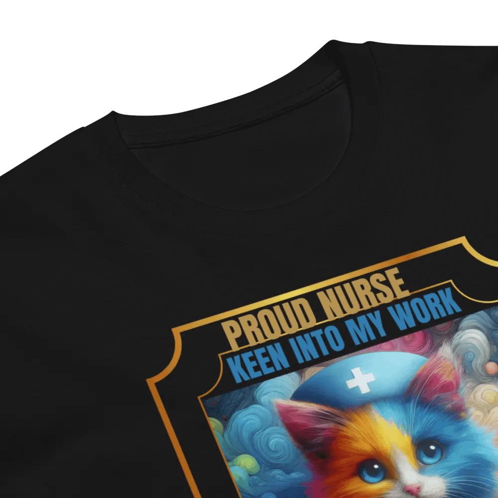 Whimsical Nurse Cat Unisex T-Shirt product image (8)