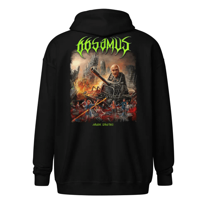 Jurassic Geriatrics zip hoodie product image (1)