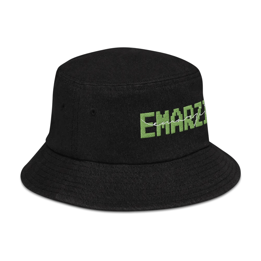 Emarzii Black Denim Bucket Hat product image (4)