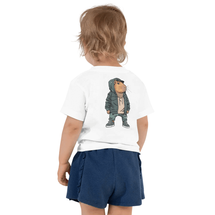 Capybara Trendy Meme Style - White product image (2)