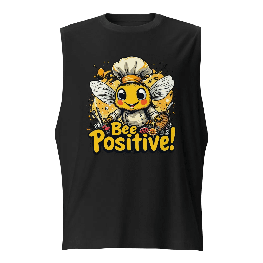 Bee Positive! Chef Bee Muscle Tank product image (1)