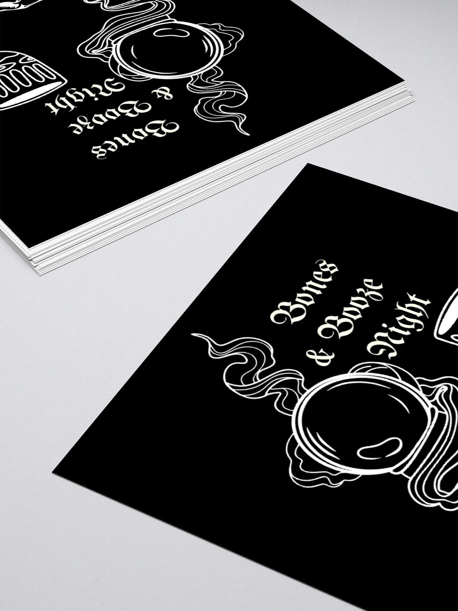 Bones & Booze Night Sticker product image (10)