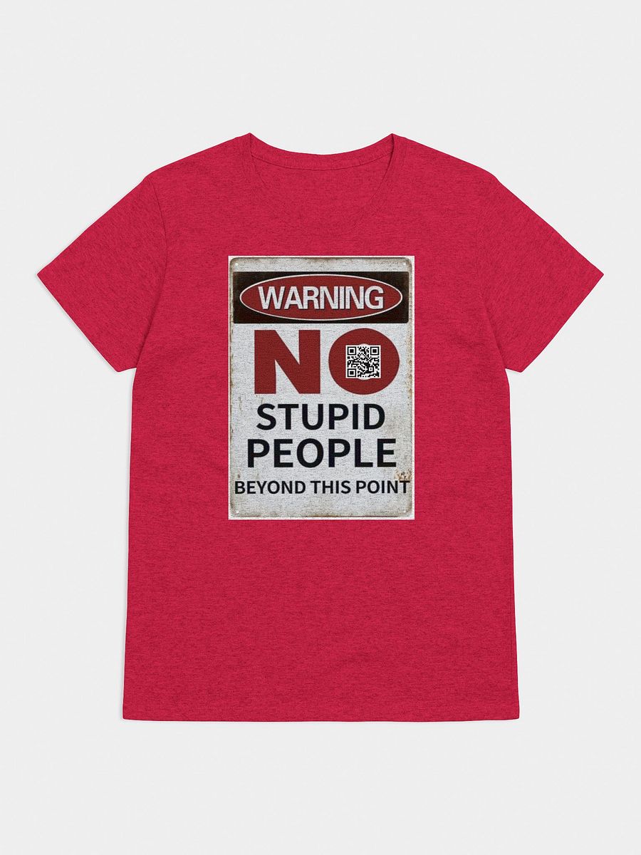 No stupid people unisex tee product image (1)