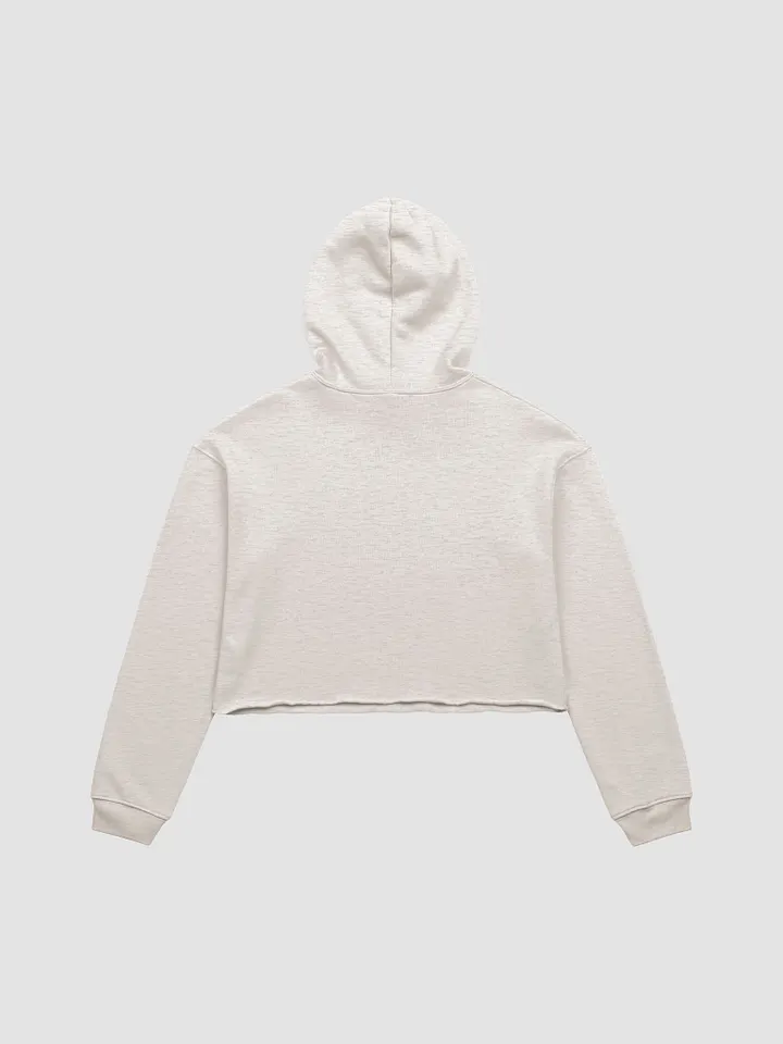 Never give up Bella+Canvas Fleece Crop Hoodie product image (6)