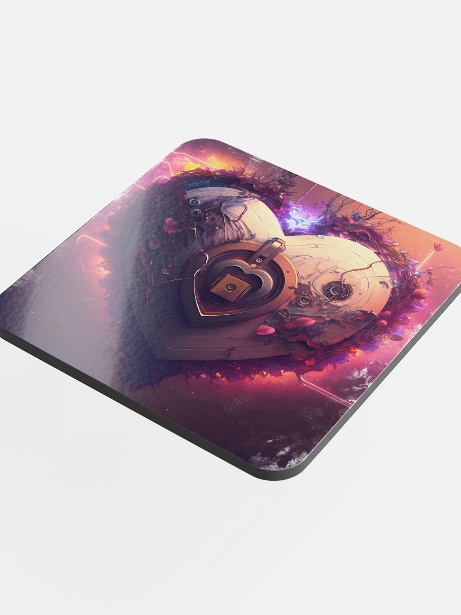 Trust In Me Glossed Cork Coaster product image (4)
