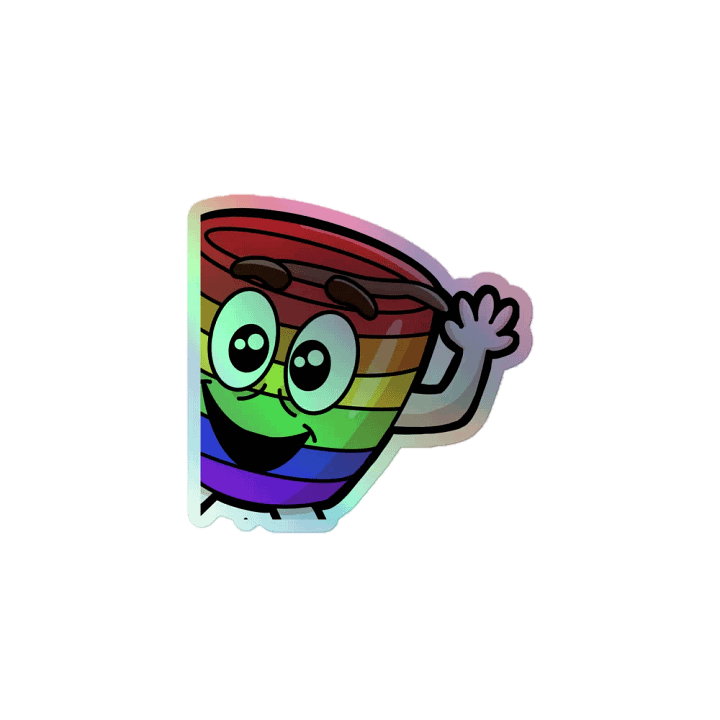 Muggsy Pride Holo Sticker (Single Sticker) product image (1)