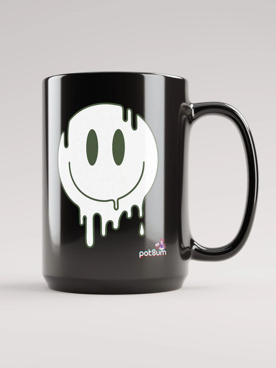GIVE A SH*T black glossy mug product image (5)