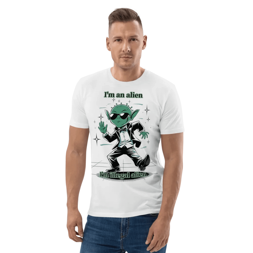 Disco Alien Cotton T-Shirt product image (2)