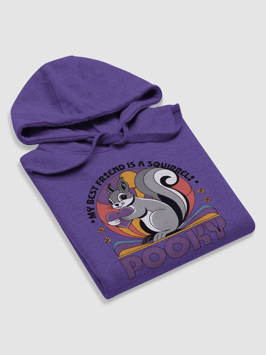Super Soft and Comfy Hoodie: My Best Friend is a Squirrel, Purple product image (5)
