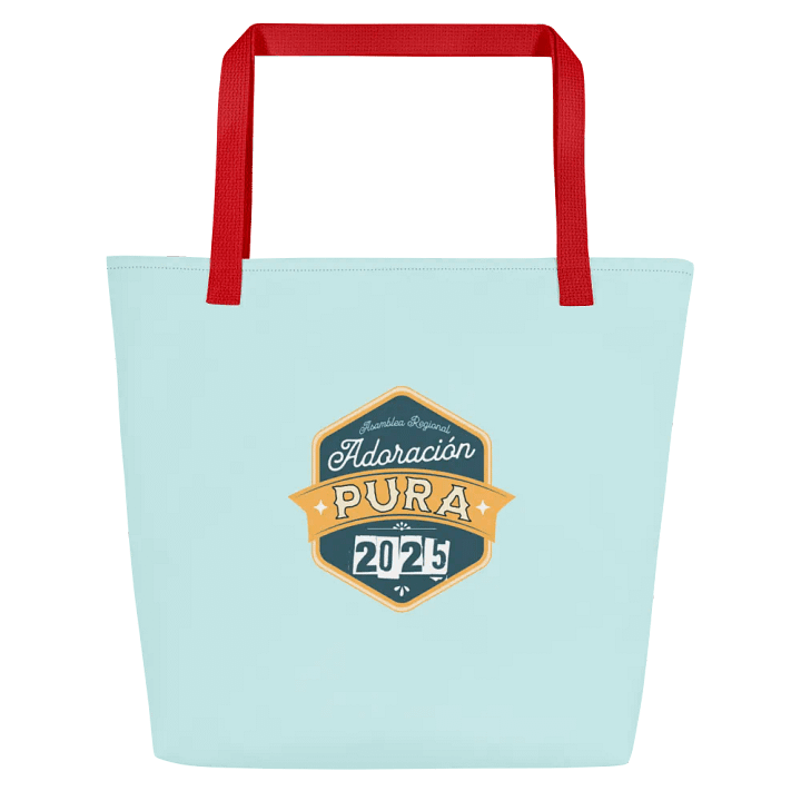 2025 "Adoración Pura" Regional Covention Retro Badge Mountain Tote Bag product image (1)