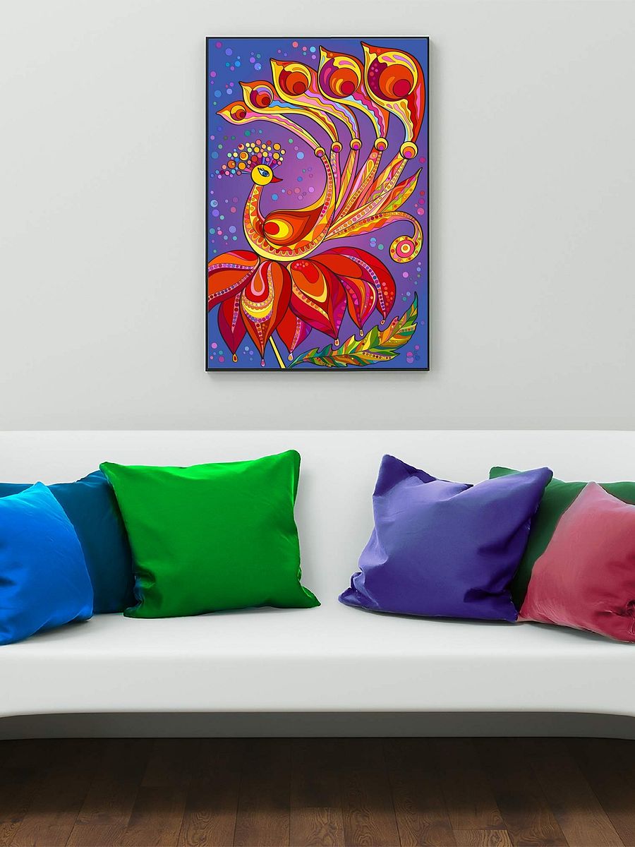 Vibrant Matte Poster Print - Happy Bird product image (8)