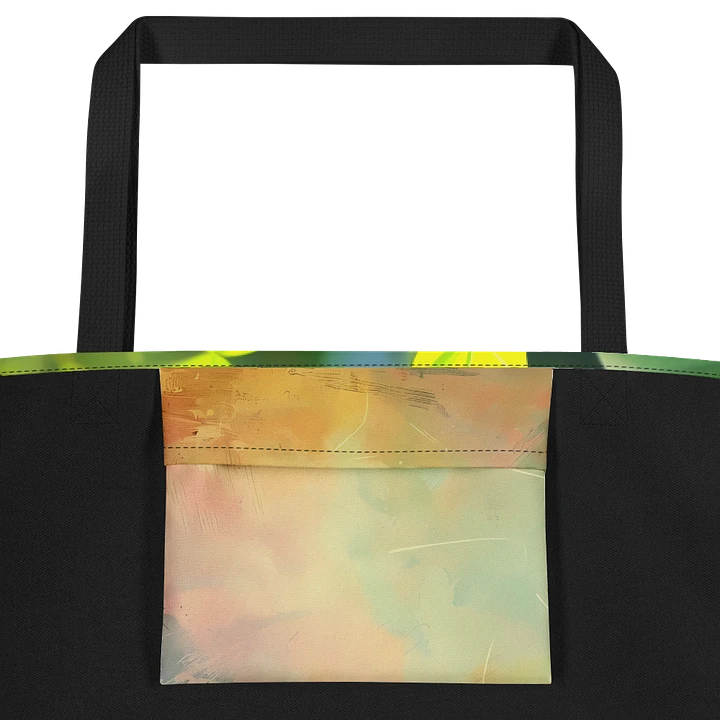 Tote Bag: Cute Mouse in Lush Green Forest Nature Art Style Design product image (2)