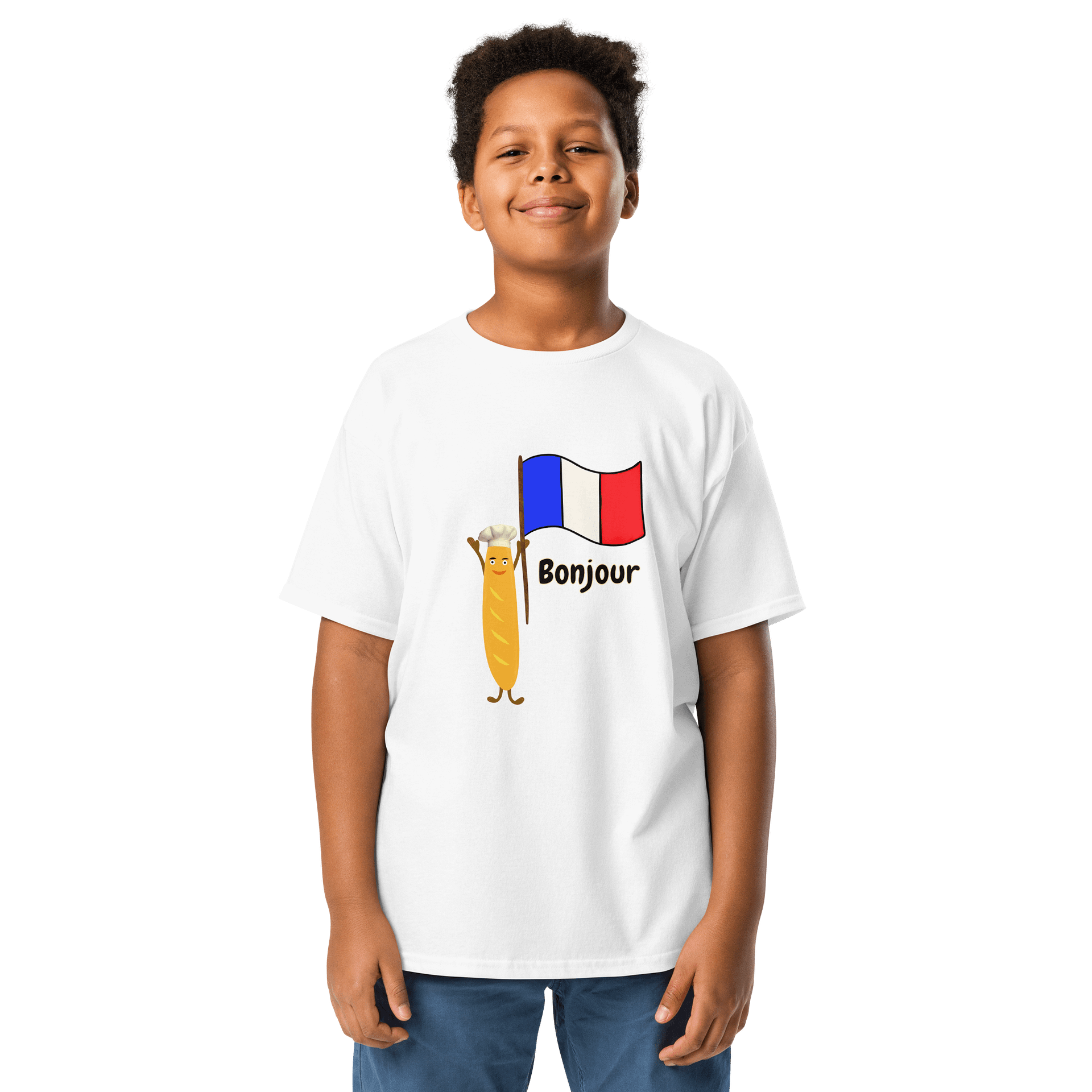 Bonjour Baguette Youth Tee product image (56)