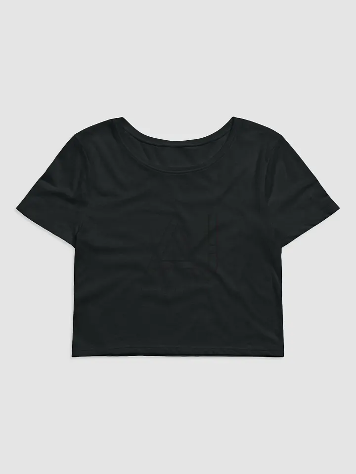 Ladies Crop top large logo product image (1)