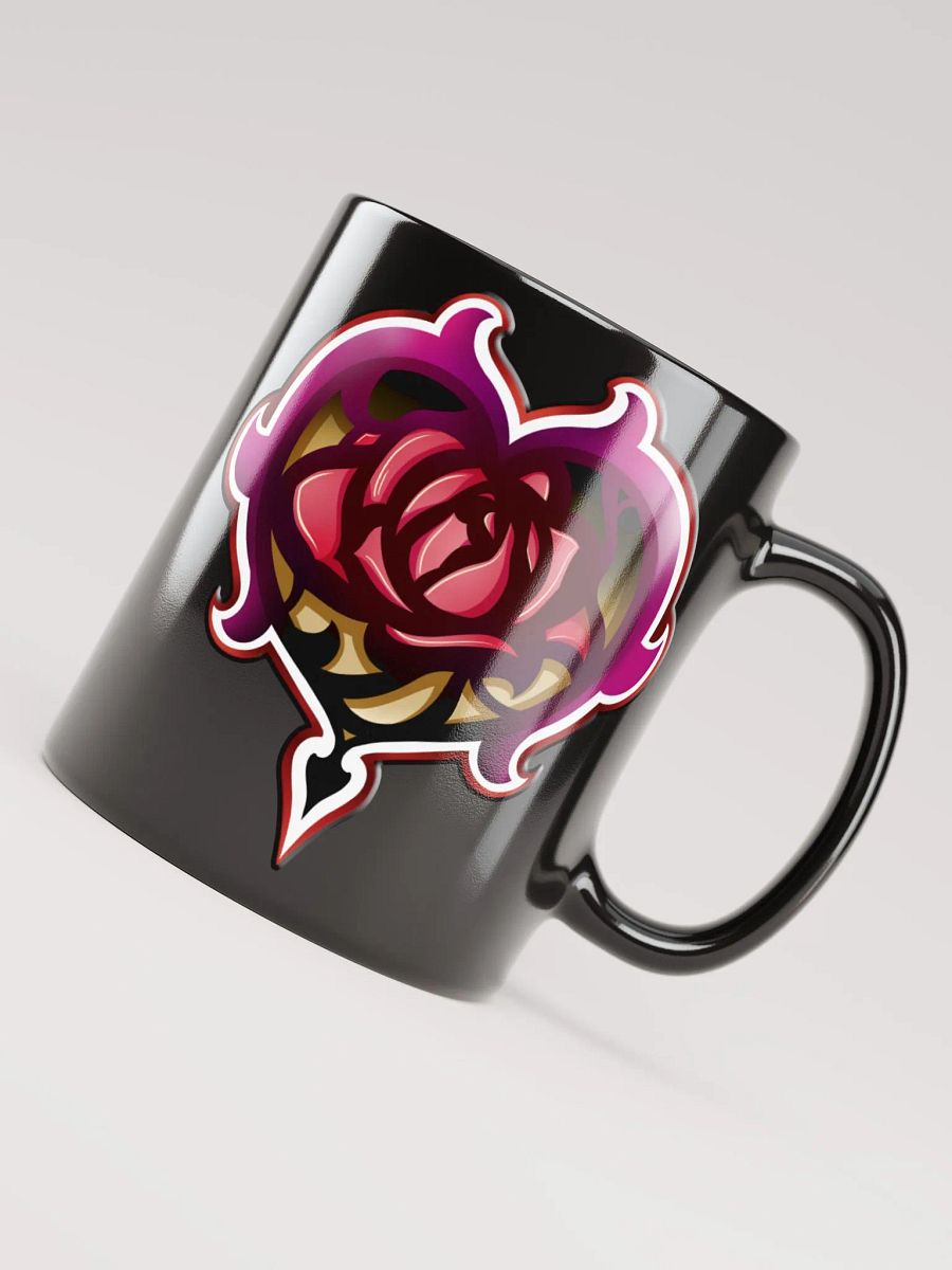 Zagarose 11 oz Black Glossy Mug product image (3)