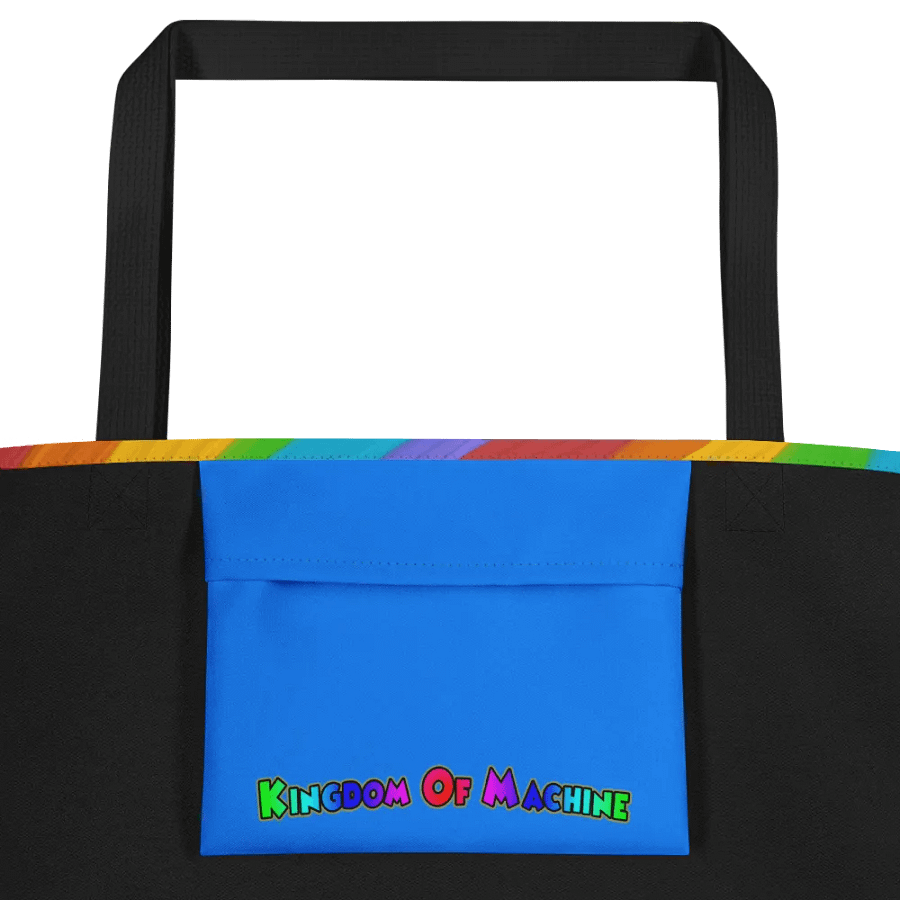Rainbow King allover Large Tote Bag w/ Pocket product image (2)