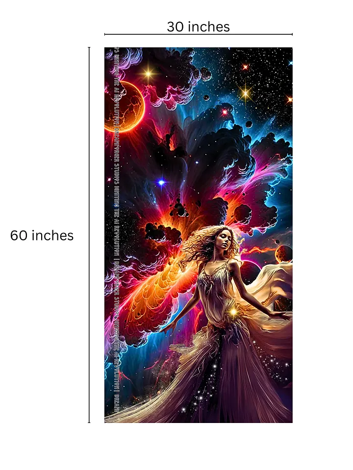 Celestial Goddess: Cosmic Ballet Towel product image (1)