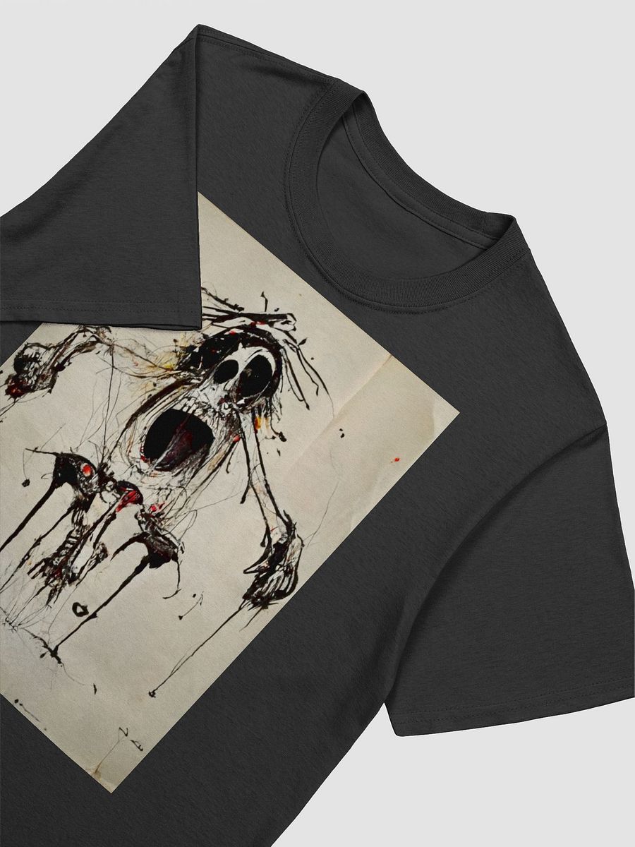 Ethereal Skull Sketch T-Shirt product image (3)