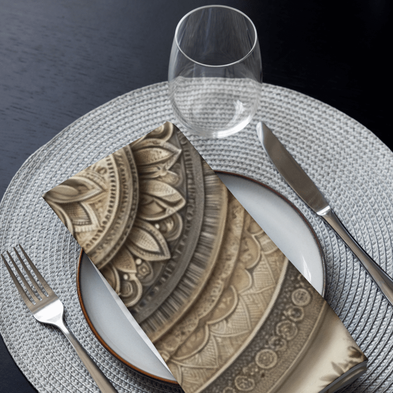 Lavish Botanical Mandala Napkins product image (8)