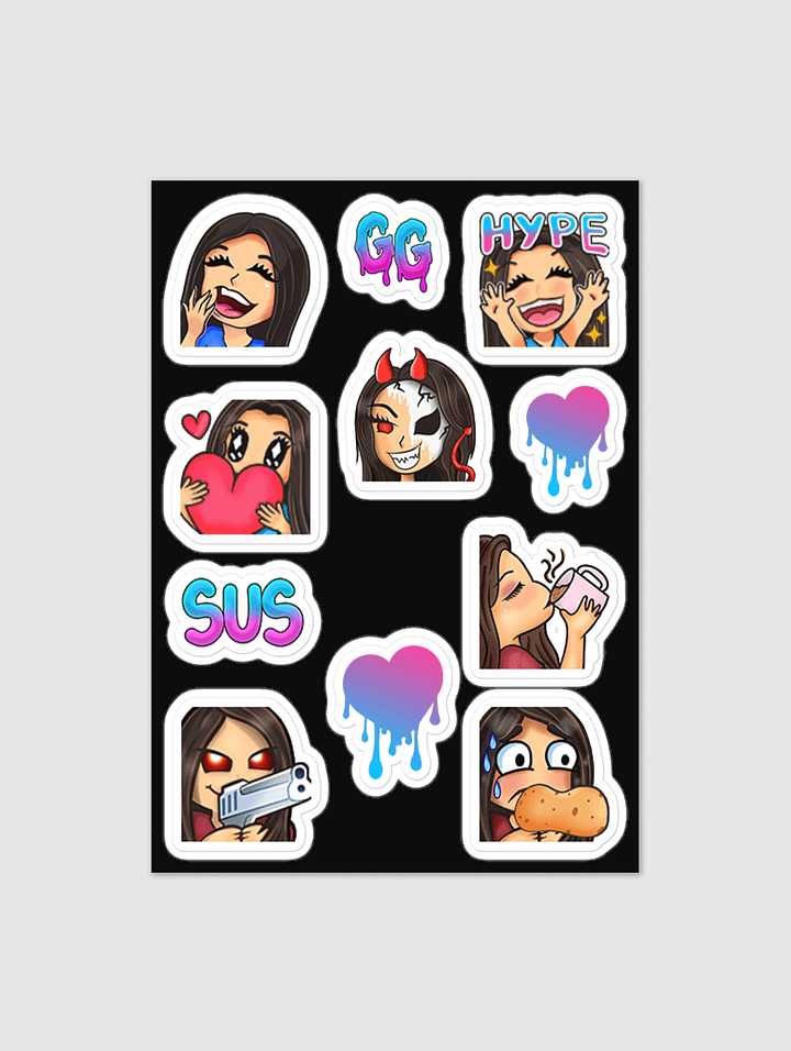 [Harley] Sticker sheet product image (1)