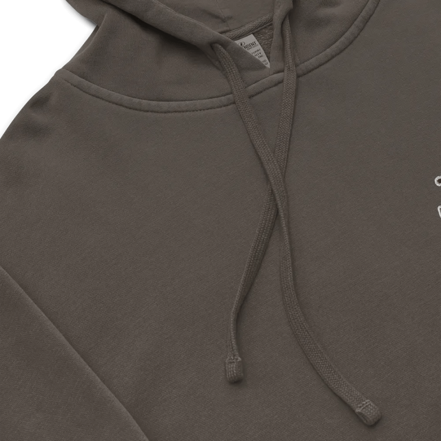 *not* mentally linear (L.C. maroon bubble design) embroidered pigment hoodie product image (8)