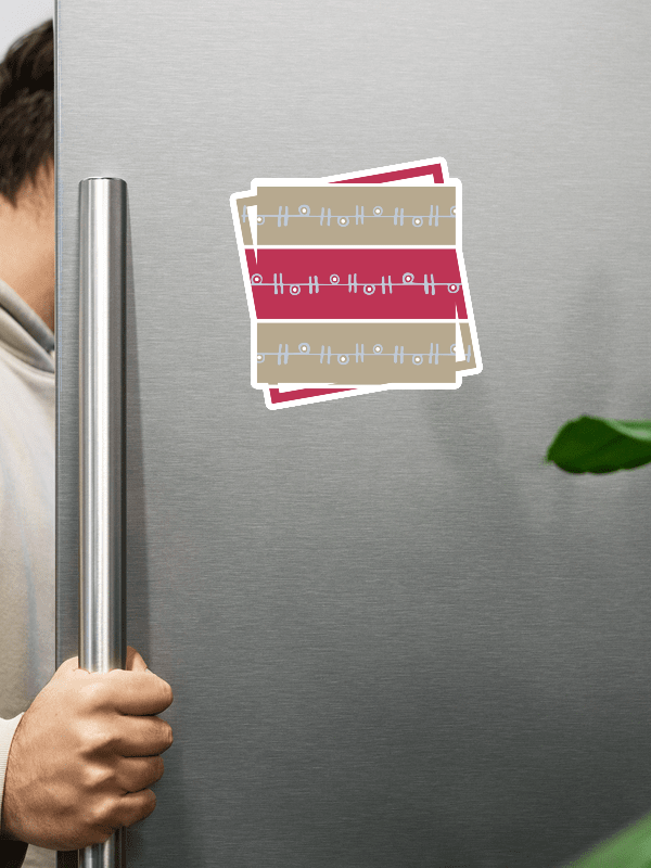 Decorative Magenta Stripe Pattern 2 product image (1)