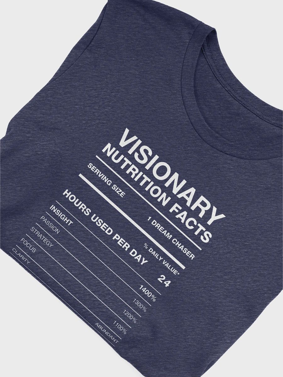 VISIONARY Nutrition Facts Supersoft Tee product image (50)