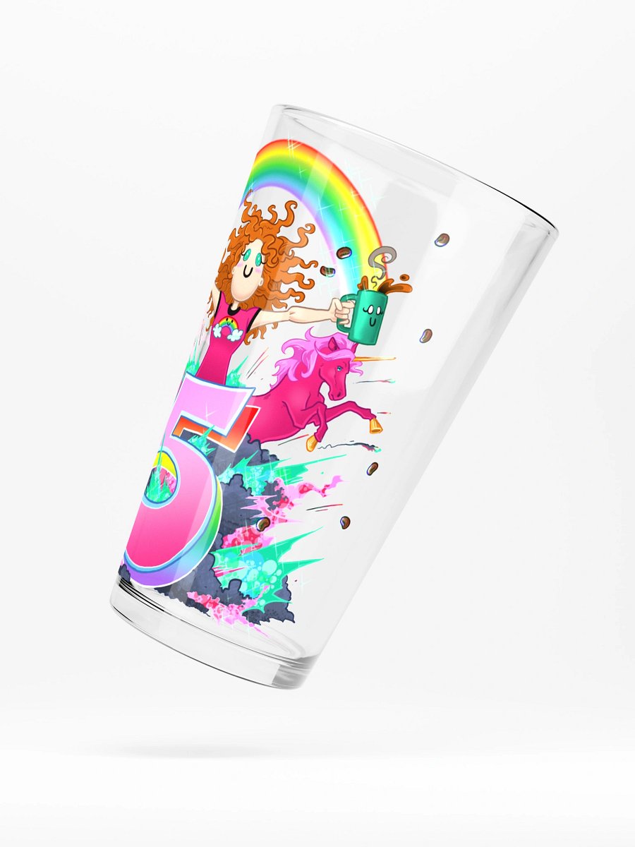 LadyAm5Years Pint Glass product image (5)