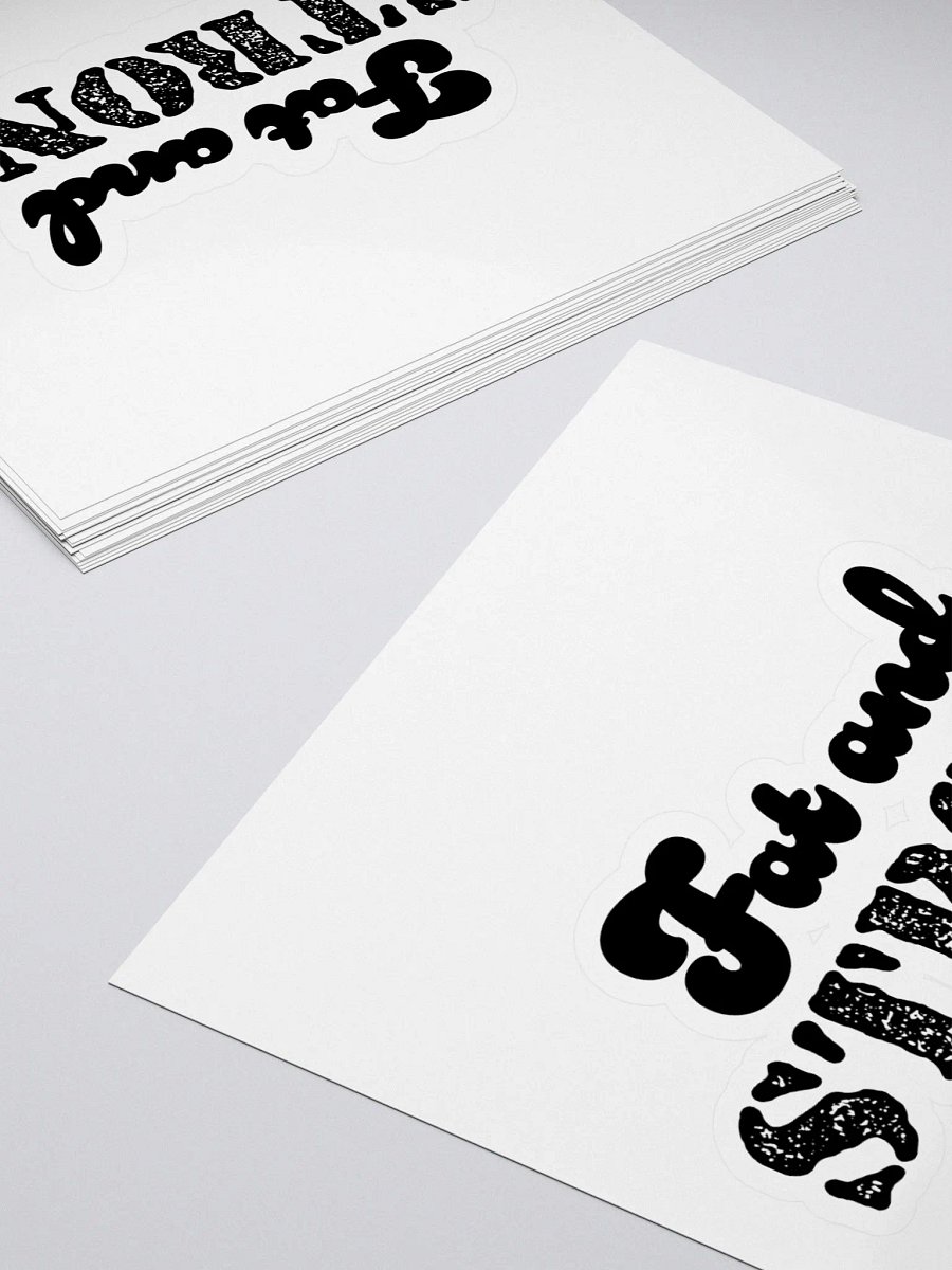 Fat and Strong Sticker product image (4)