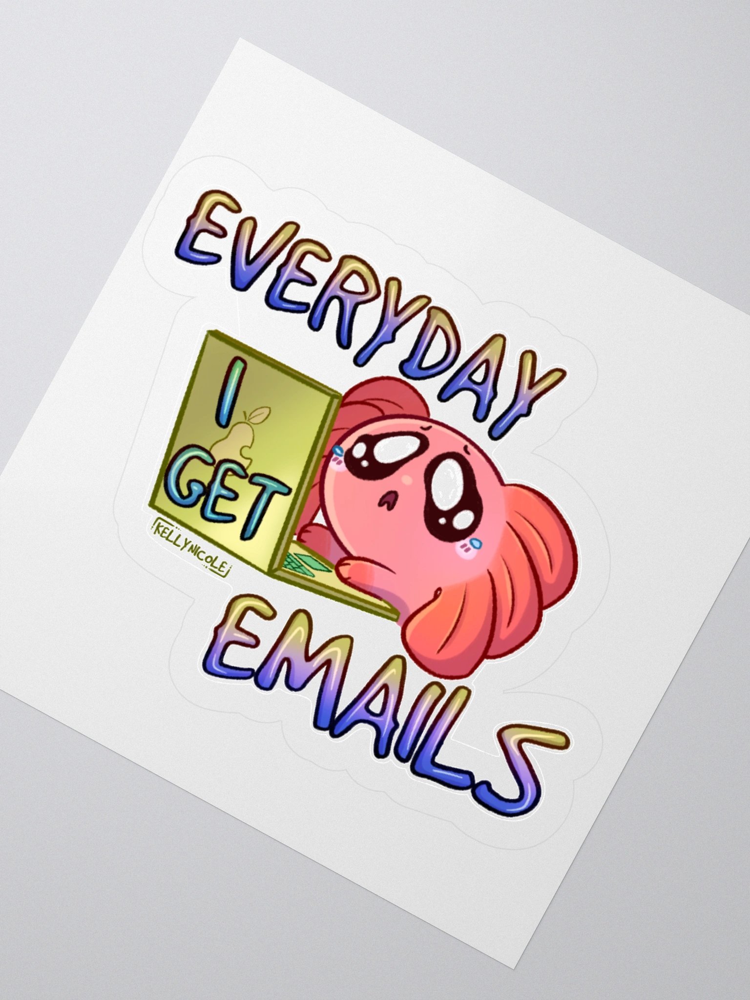 Everyday I Get Emails Spud Sticker product image (6)