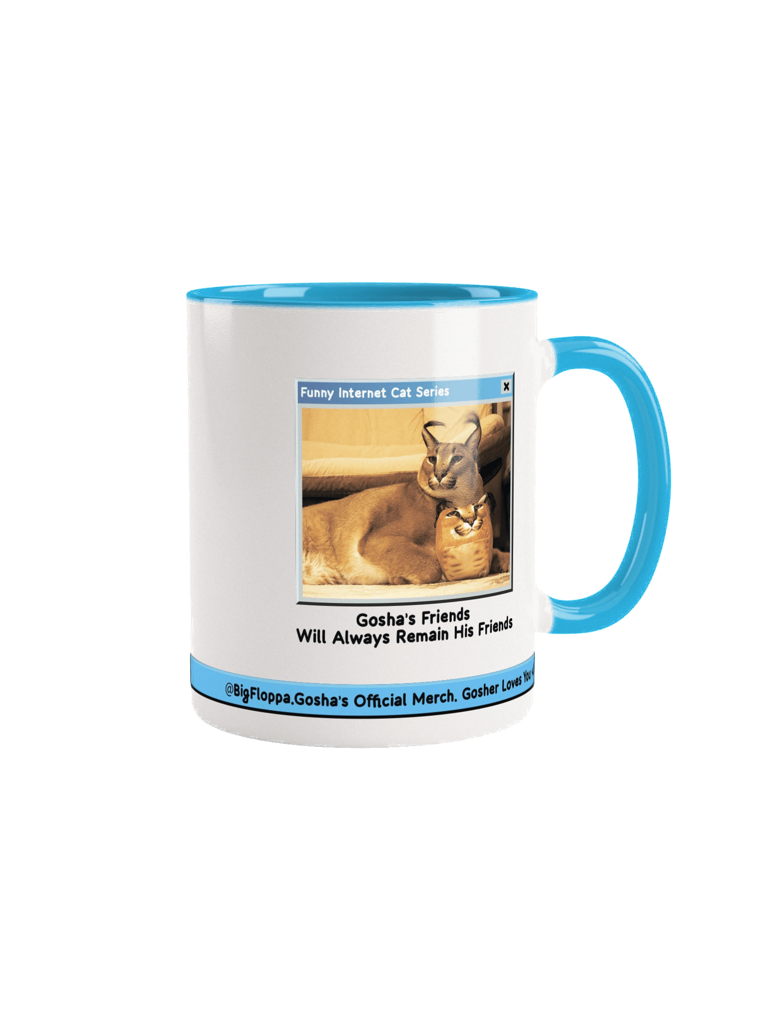 Y2K Cute Caracal Coffee and Tea Mug product image (3)