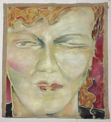 Eve Contemplating (1987) (62" x 54") on Rolled Canvas product image (1)