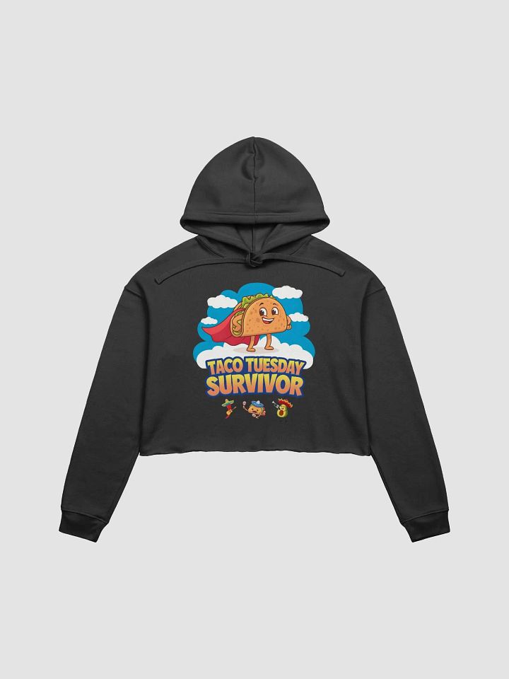Taco Tuesday Hero Crop Hoodie Bella+Canvas (Women's) product image (1)