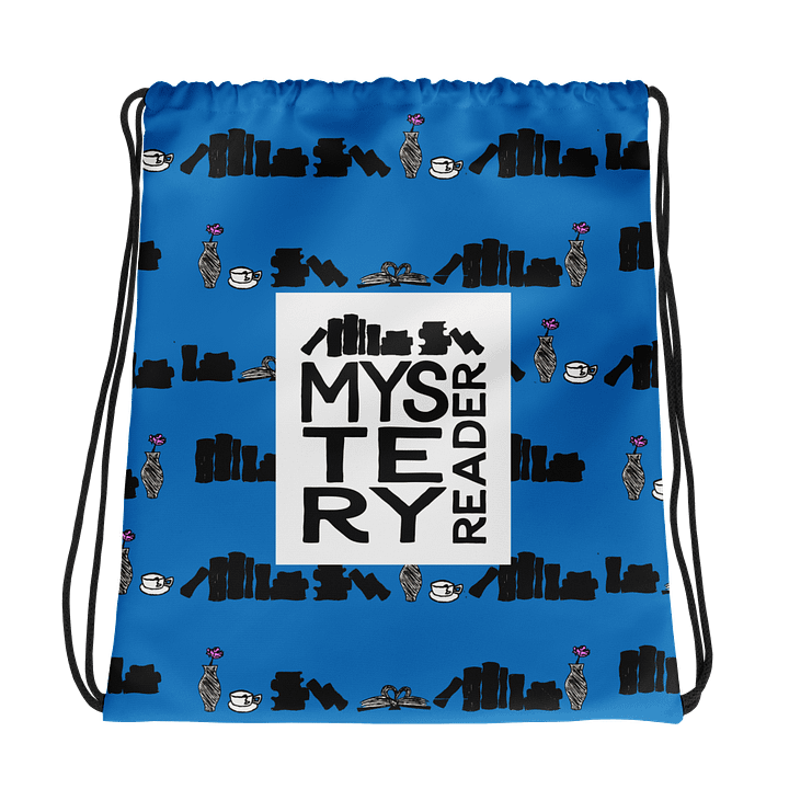 Classy Mystery Reader Drawstring Bag product image (1)