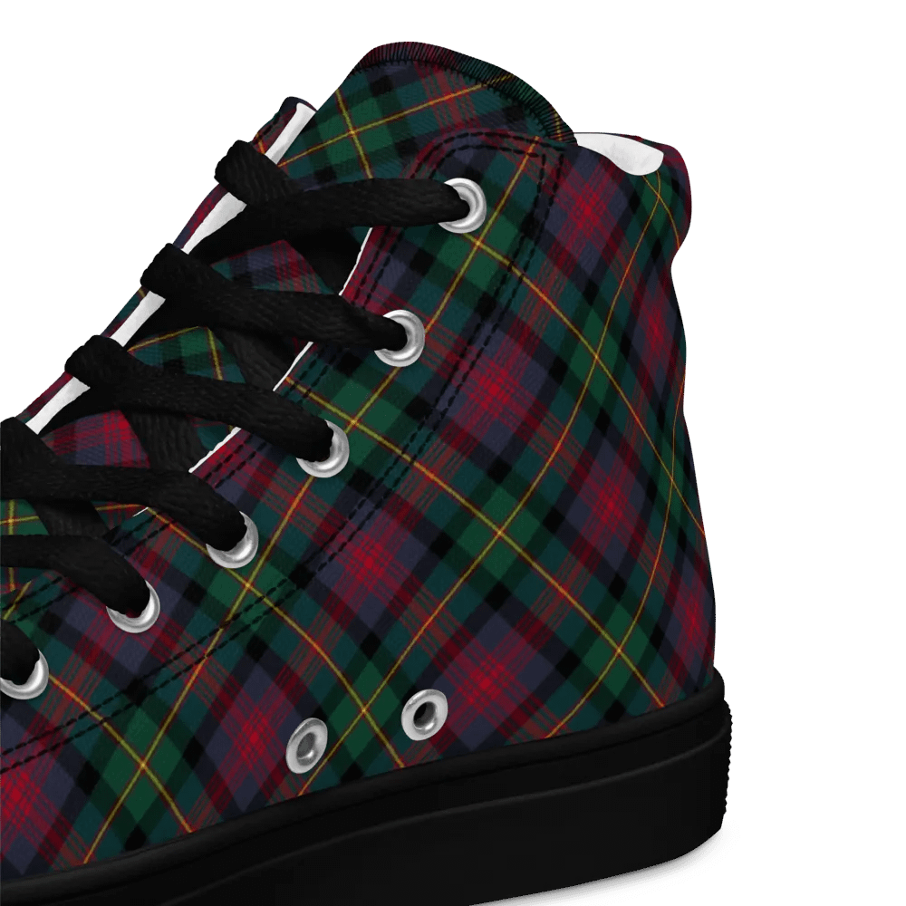 Logan Tartan Men's High Top Shoes product image (12)