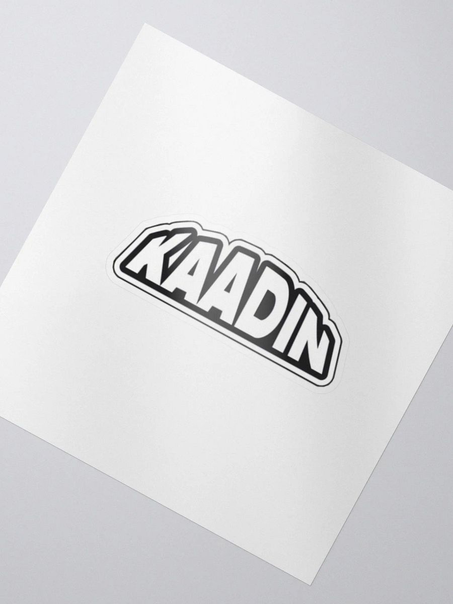 Kaadin - Black and White Sticker product image (2)