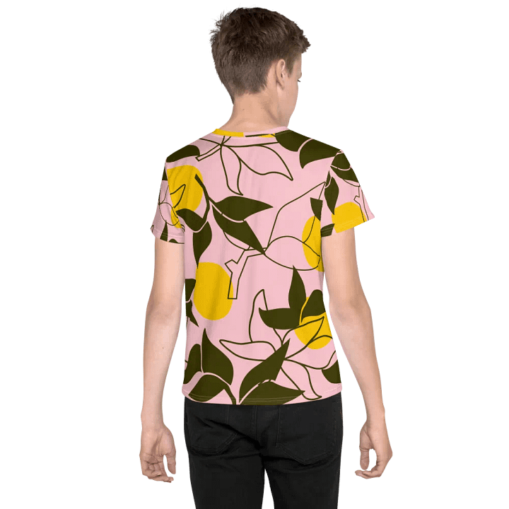 Fruitful Foliage Youth All-Over Print Tee product image (2)